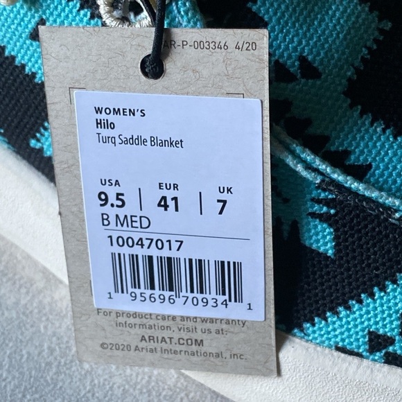 Turquoise Saddle Blanket ARIOT HILO Aztec Patterned Slip-On Sneakers NWT - Picture 4 of 13